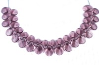 Бусины Pip beads 5х7мм, цвет 20040 аметист, 701-017 прозрачный, 20шт