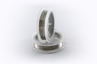 Проволока для бисероплетения Spark Beads, диаметр 0,20мм, длина 30м, цвет серебро, 1009-053, 1шт