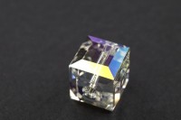 Бусина куб Swarovski 5601 #001 SHIMB 8мм Crystal Shimmer B, 5601-8-001-963, 1шт