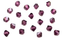 Бусина биконус Swarovski 5328 #204 4мм Amethyst, 5328-4-204, 20шт