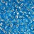Бисер японский TOHO круглый 6/0 #0023 аквамарин, серебряная линия внутри, 10 грамм - Бисер японский TOHO круглый 6/0 #0023 аквамарин, серебряная линия внутри, 10 грамм