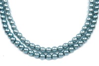 Жемчуг Preciosa, цвет 70437 голубой, 3мм, 10шт