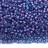 Бисер чешский PRECIOSA круглый 10/0 61398 прозрачный голубой, розовая линия внутри, 1 сорт, 50г - Бисер чешский PRECIOSA круглый 10/0 61398 прозрачный голубой, розовая линия внутри, 1 сорт, 50г