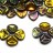 Бусины Rose Petal beads 8мм, отверстие 0,5мм, цвет 00030/95300 Crystal/Magic Copper, 734-030, около 10г (около 50шт) - Бусины Rose Petal beads 8мм, отверстие 0,5мм, цвет 00030/95300 Crystal/Magic Copper, 734-030, около 10г (около 50шт)