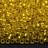 Бисер японский MIYUKI круглый 8/0 #0006F желтый, матовый, серебряная линия внутри, 10 грамм - Бисер японский MIYUKI круглый 8/0 #0006F желтый, матовый, серебряная линия внутри, 10 грамм
