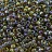 Бисер японский TOHO круглый 8/0 #0244 светлый топаз/черный радужный, окрашенный изнутри, 10 грамм - Бисер японский TOHO круглый 8/0 #0244 светлый топаз/черный радужный, окрашенный изнутри, 10 грамм