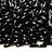 Бисер японский Miyuki Twisted Bugle 12мм #0401 черный, непрозрачный, 10 грамм - Бисер японский Miyuki Twisted Bugle 12мм #0401 черный, непрозрачный, 10 грамм