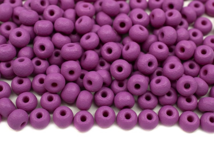 Бисер чешский PRECIOSA круглый 6/0 22m13 матовый сиреневый, PermaLux, 50г Бисер чешский PRECIOSA круглый 6/0 22m13 матовый сиреневый, PermaLux, 50г