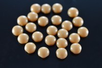 Бусины Candy beads 8мм, два отверстия 0,9мм, цвет 13020 бежевый непрозрачный, 705-017, 9г (около 21шт)
