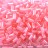 Бисер японский TOHO Bugle стеклярус 3мм #0145 нежно-розовый, цейлон, 5 грамм - Бисер японский TOHO Bugle стеклярус 3мм #0145 нежно-розовый, цейлон, 5 грамм
