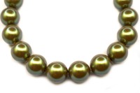 Жемчуг Preciosa Maxima, цвет pearlescent khaki, 12мм, 704-030, 2шт