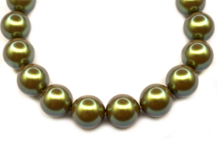 Жемчуг Preciosa Maxima, цвет pearlescent khaki, 12мм, 704-030, 2шт Жемчуг Preciosa Maxima, цвет pearlescent khaki, 12мм, 704-030, 2шт