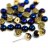 Бусины Hill beads 8мм, отверстие 0,5мм, цвет 23980/98548 California Blue, 722-027, около 10г (около 24шт) - Бусины Hill beads 8мм, отверстие 0,5мм, цвет 23980/98548 California Blue, 722-027, около 10г (около 24шт)