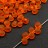 Бисер MIYUKI Drops 3,4мм #0138F оранжевый, матовый прозрачный, 10 грамм - Бисер MIYUKI Drops 3,4мм #0138F оранжевый, матовый прозрачный, 10 грамм