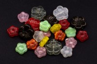 Бусины МИКС №234 Preciosa, ассорти цветов, стеклянные, 25г (около 27шт)