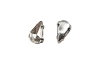Кристалл Капля 8х5мм пришивной в оправе, цвет хрусталь, стекло, 43-153, 2шт