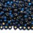 Бисер чешский PRECIOSA круглый 6/0 67100М матовый темно-синий, серебряная линия внутри, квадратное отверстие, 50г - Бисер чешский PRECIOSA круглый 6/0 67100М матовый темно-синий, серебряная линия внутри, квадратное отверстие, 50г