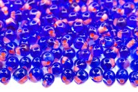 Бисер MIYUKI Drops 3,4мм #F30 синий/розовый, окрашенный изнутри, 10 грамм