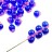 Бисер MIYUKI Drops 3,4мм #F30 синий/розовый, окрашенный изнутри, 10 грамм - Бисер MIYUKI Drops 3,4мм #F30 синий/розовый, окрашенный изнутри, 10 грамм