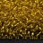 Бисер японский MIYUKI круглый 8/0 #0006 желтый, серебряная линия внутри, 10 грамм - Бисер японский MIYUKI круглый 8/0 #0006 желтый, серебряная линия внутри, 10 грамм