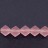 Бусины биконусы хрустальные 6мм, цвет LIGHT ROSE MATT, 747-027, 10шт - Бусины биконусы хрустальные 6мм, цвет LIGHT ROSE MATT, 747-027, 10шт