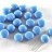 Бусины Candy beads 8мм, два отверстия 0,9мм, цвет 63020 голубой непрозрачный, 705-019, 10г (около 21шт) - Бусины Candy beads 8мм, два отверстия 0,9мм, цвет 63020 голубой непрозрачный, 705-019, 10г (около 21шт)