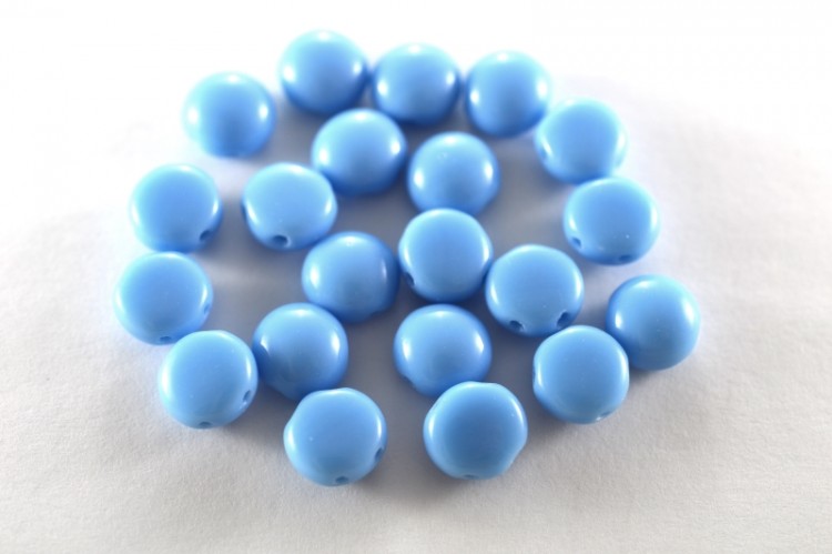 Бусины Candy beads 8мм, два отверстия 0,9мм, цвет 63020 голубой непрозрачный, 705-019, 10г (около 21шт) Бусины Candy beads 8мм, два отверстия 0,9мм, цвет 63020 голубой непрозрачный, 705-019, 10г (около 21шт)