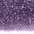Бисер японский MIYUKI Delica цилиндр 11/0 DB-1105 дымчатый аметист, прозрачный, 5 грамм - Бисер японский MIYUKI Delica цилиндр 11/0 DB-1105 дымчатый аметист, прозрачный, 5 грамм