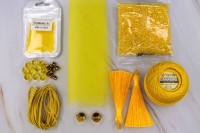 Набор для рукоделия, желтая гамма цветов, 59-005, 1 шт