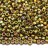 Бисер японский MIYUKI Delica цилиндр 11/0 DB-0508 зеленое золото, радужный, 5 грамм - Бисер японский MIYUKI Delica цилиндр 11/0 DB-0508 зеленое золото, радужный, 5 грамм