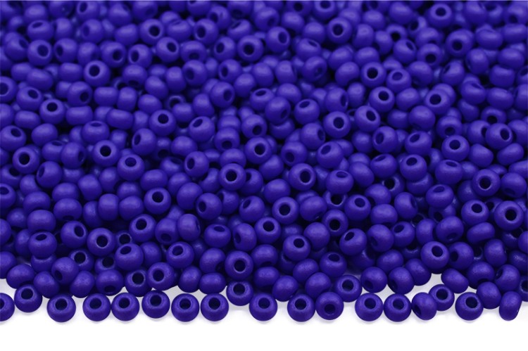 Бисер чешский PRECIOSA круглый 10/0 33060М матовый васильковый непрозрачный, 1 сорт, 50г Бисер чешский PRECIOSA круглый 10/0 33060М матовый васильковый непрозрачный, 1 сорт, 50г