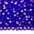 Бисер чешский PRECIOSA круглый 6/0 33710 синий, белая серединка, непрозрачный, 50г - Бисер чешский PRECIOSA круглый 6/0 33710 синий, белая серединка, непрозрачный, 50г