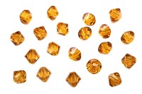 Бусина биконус Swarovski 5328 #1003 4мм Golden Topaz, 5328-4-1003, 20шт