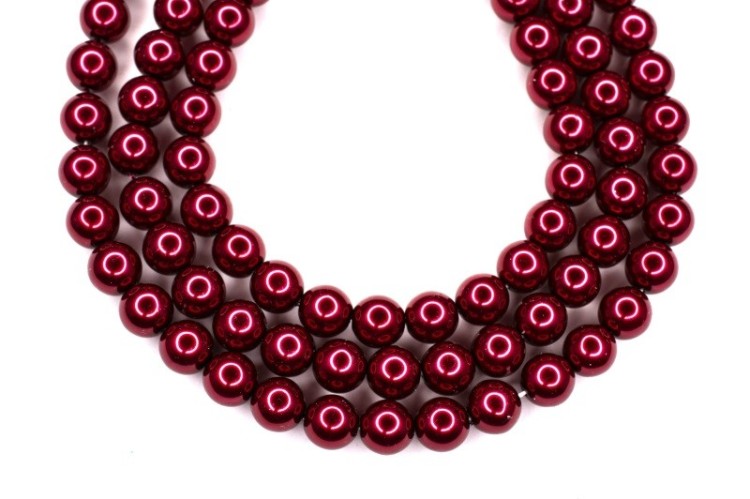 Жемчуг Preciosa, цвет 70499 темно-малиновый, 6мм, 10шт Жемчуг Preciosa, цвет 70499 темно-малиновый, 6мм, 10шт