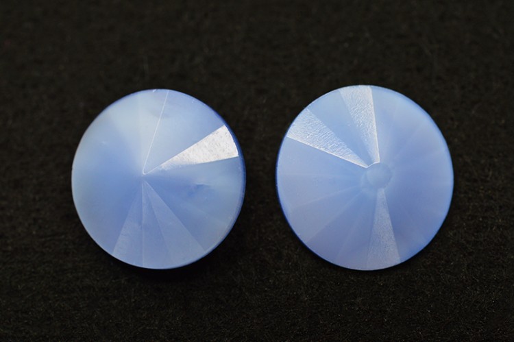 Риволи Matubo 12mm Czech Glass, цвет RV033 Blue pearl, 12-RV033, 1шт Риволи Matubo 12mm Czech Glass, цвет RV033 Blue pearl, 12-RV033, 1шт