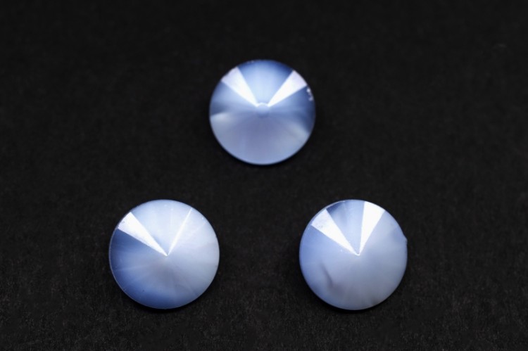Риволи Matubo 12mm Czech Glass, цвет RV033 Blue pearl, 12-RV033, 1шт Риволи Matubo 12mm Czech Glass, цвет RV033 Blue pearl, 12-RV033, 1шт