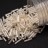 Бисер японский Miyuki Slender Bugle 1,3х6мм #0592 слоновая кость, цейлон, 10 грамм - Бисер японский Miyuki Slender Bugle 1,3х6мм #0592 слоновая кость, цейлон, 10 грамм