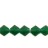 Бусины биконусы хрустальные 6мм, цвет EMERALD MATT, 747-008, 10шт - Бусины биконусы хрустальные 6мм, цвет EMERALD MATT, 747-008, 10шт