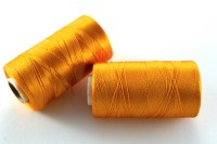 Нитки Doli для кистей и вышивки, цвет 0145 оранжевый, 100% вискоза, 500м, 1шт