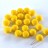 Бусины Candy beads 8мм, два отверстия 0,9мм, цвет 83120 желтый непрозрачный, 705-020, 10г (около 21шт) - Бусины Candy beads 8мм, два отверстия 0,9мм, цвет 83120 желтый непрозрачный, 705-020, 10г (около 21шт)