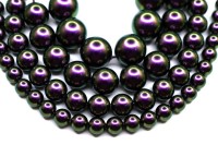 Жемчуг Swarovski 5810 #943 12мм Crystal Iridescent Purple Pearl, 5810-12-943, 1шт