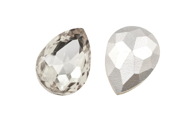 Кристалл Капля 25х18мм, цвет хрусталь, стекло, 26-151, 2шт Кристалл Капля 25х18мм, цвет хрусталь, стекло, 26-151, 2шт