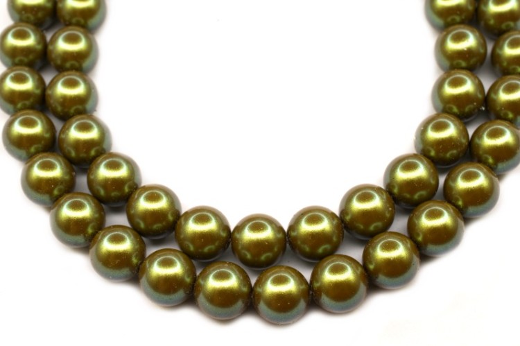 Жемчуг Preciosa Maxima, цвет pearlescent khaki, 8мм, 704-028, 10шт Жемчуг Preciosa Maxima, цвет pearlescent khaki, 8мм, 704-028, 10шт