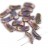 Бусины Bow beads 3,5х15мм, два отверстия 0,8мм, цвет 02010/65426 фиолетово-бронзовый, 729-003, около 10г (около 12шт) - Бусины Bow beads 3,5х15мм, два отверстия 0,8мм, цвет 02010/65426 фиолетово-бронзовый, 729-003, около 10г (около 12шт)