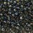 Бисер японский TOHO круглый 3/0 #0176B серый, радужный прозрачный, 10 грамм - Бисер японский TOHO круглый 3/0 #0176B серый, радужный прозрачный, 10 грамм