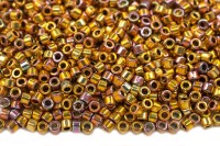 Бисер японский MIYUKI Delica цилиндр 11/0 DB-0507 розовое золото, радужный, 5 грамм