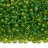 Бисер японский TOHO круглый 8/0 #0947 лайм/зеленый, окрашенный изнутри, 10 грамм - Бисер японский TOHO круглый 8/0 #0947 лайм/зеленый, окрашенный изнутри, 10 грамм