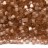 Бисер чешский PRECIOSA сатиновая рубка 10/0 05112 коричневый, 50г - Бисер чешский PRECIOSA сатиновая рубка 10/0 05112 коричневый, 50г