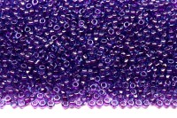 Бисер японский TOHO круглый 15/0 #0252 морская вода/фиолетовый, окрашенный изнутри, 10 грамм