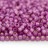 Бисер японский TOHO круглый 11/0 #2106 молочный розово-лиловый, серебряная линия внутри, 10 грамм - Бисер японский TOHO круглый 11/0 #2106 молочный розово-лиловый, серебряная линия внутри, 10 грамм